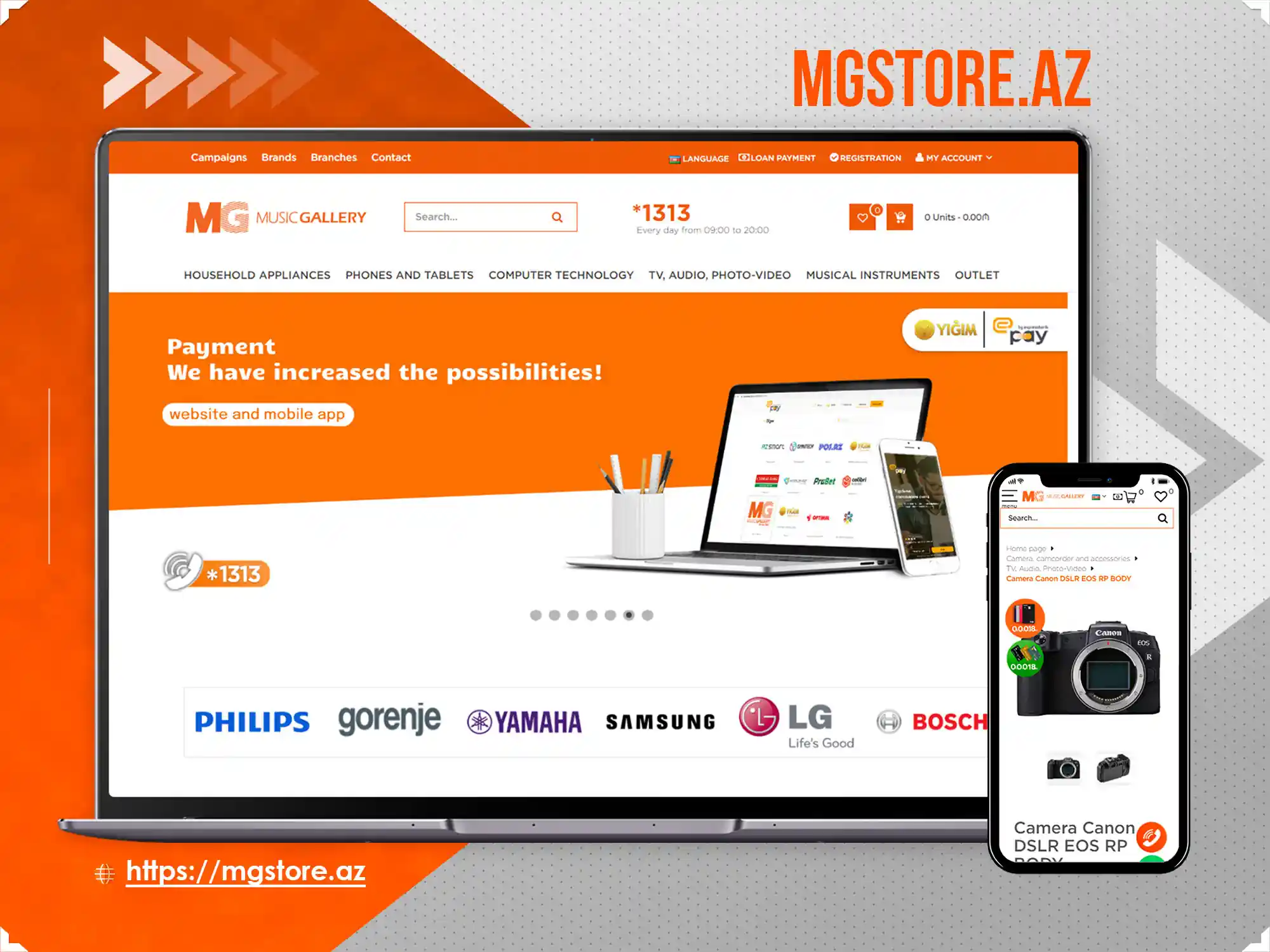 E-Store for MG-Store.az