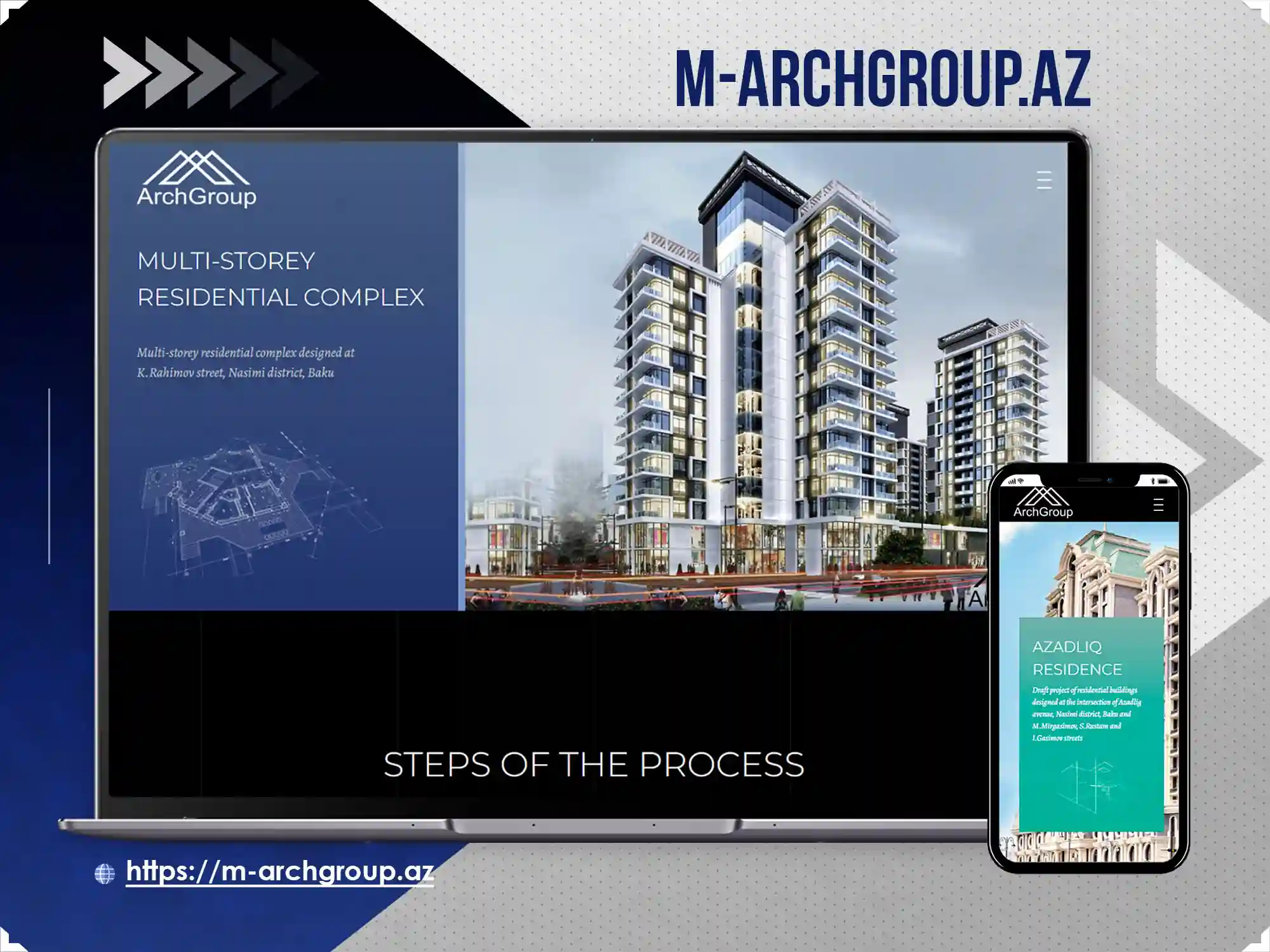 Corporate website - M-archgroup.az