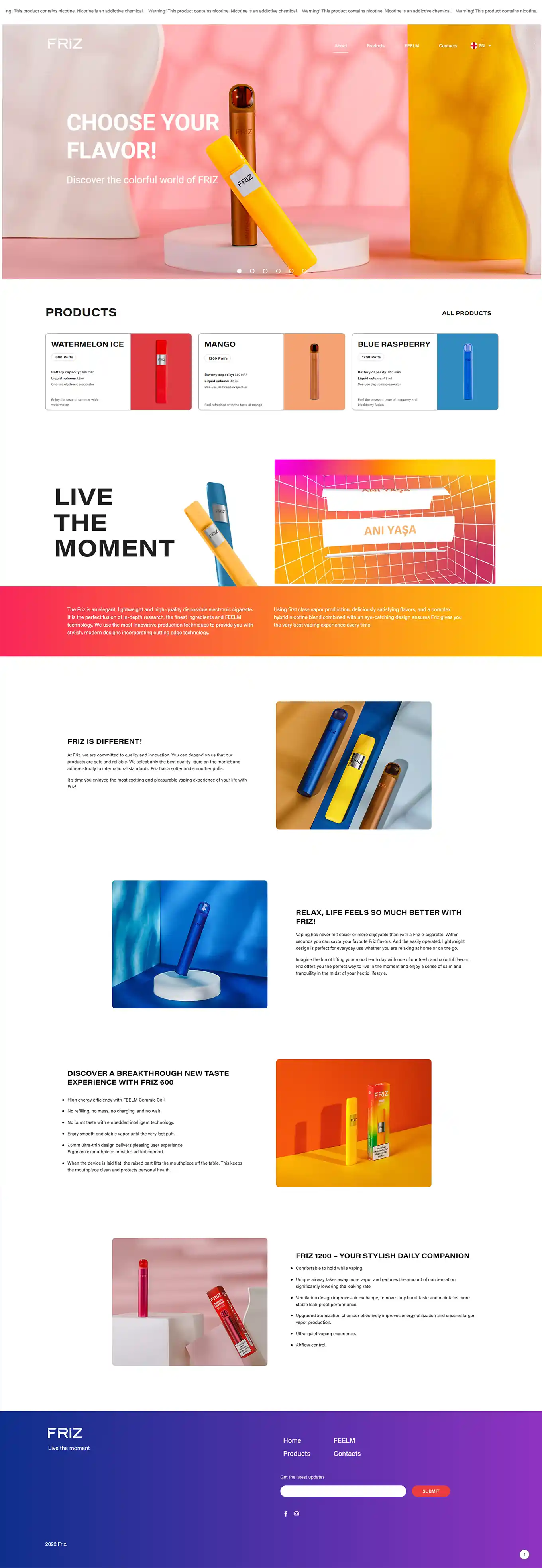Corporate website - Friz.az