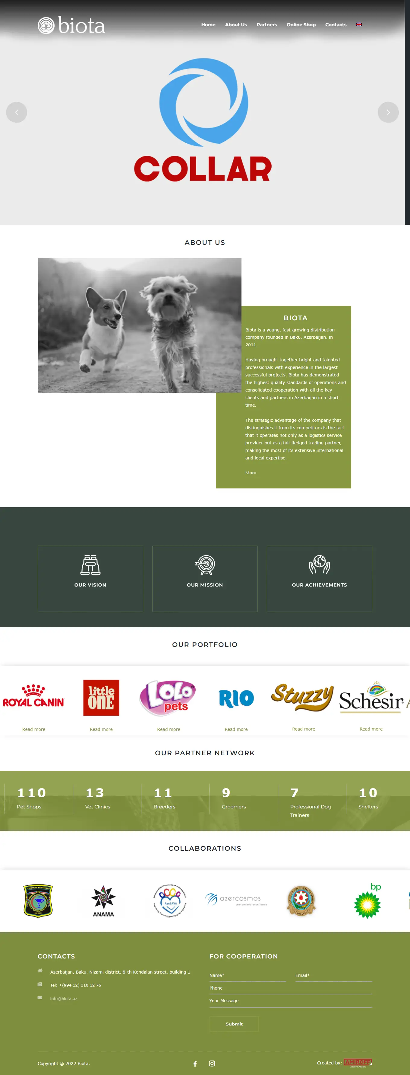 E-Store for Biota.az