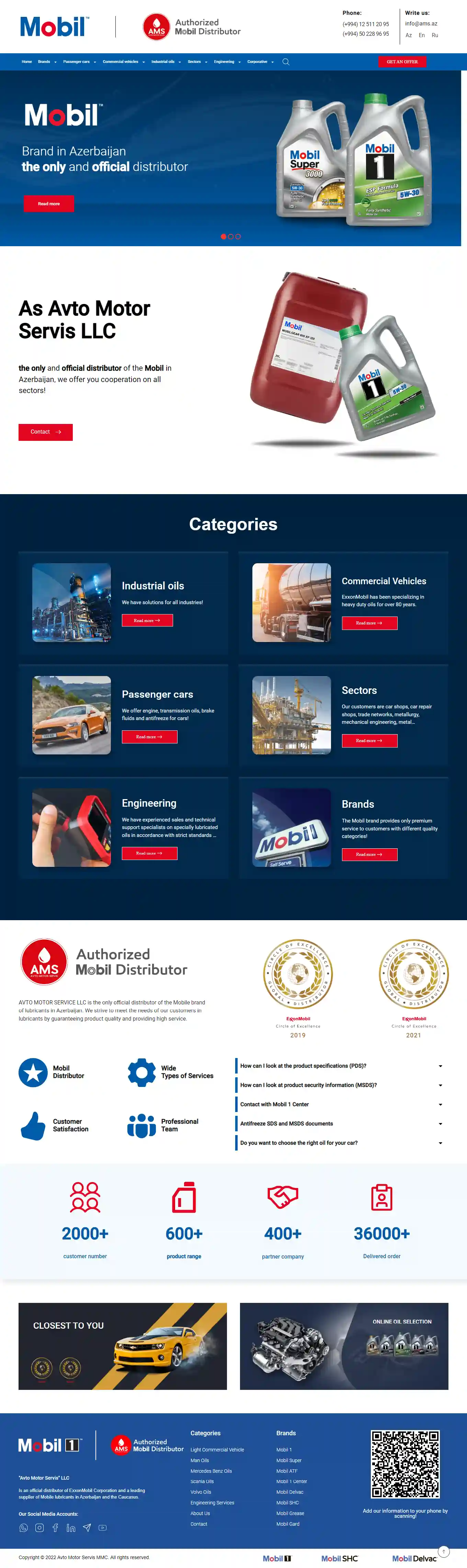 Corporate website - Ams.az