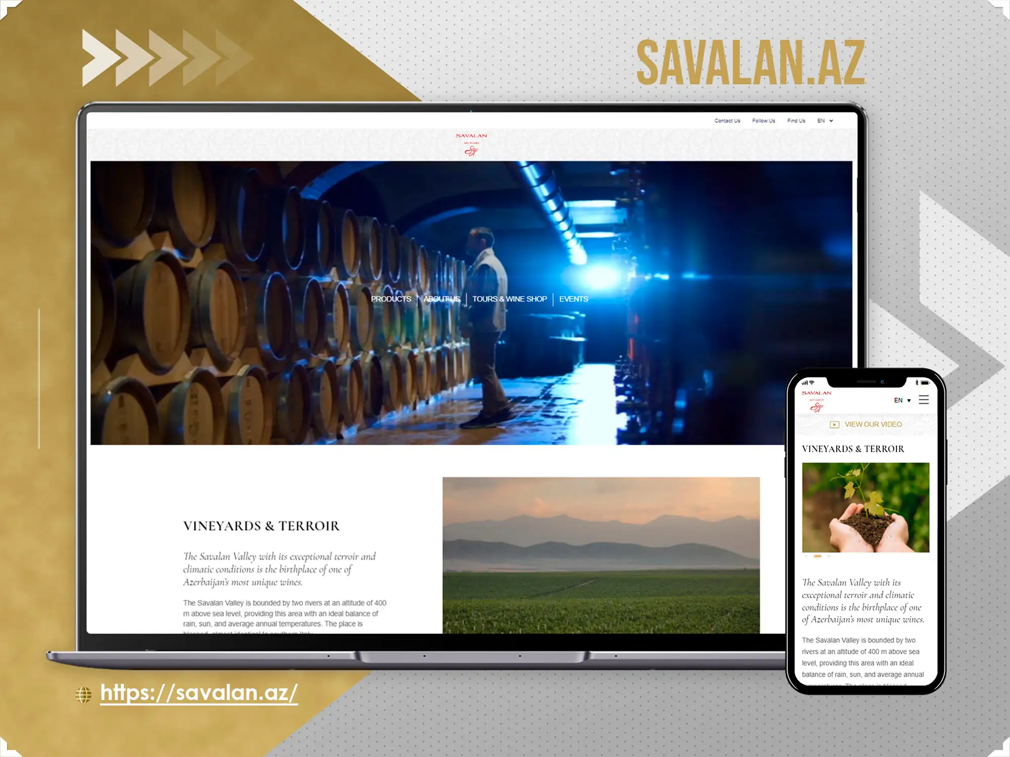 Corporate website - Savalan.az