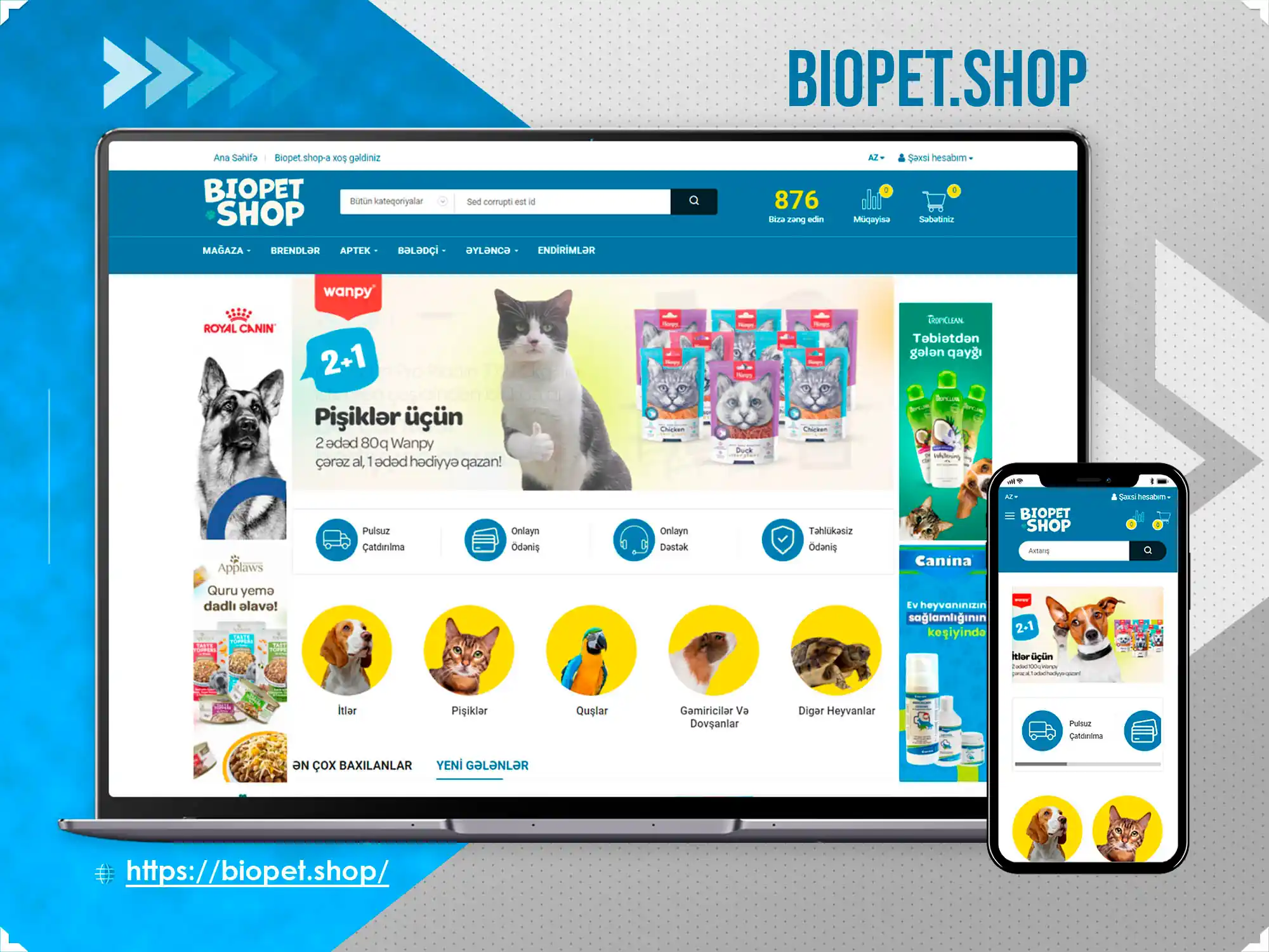 E-Store for Biopet.shop