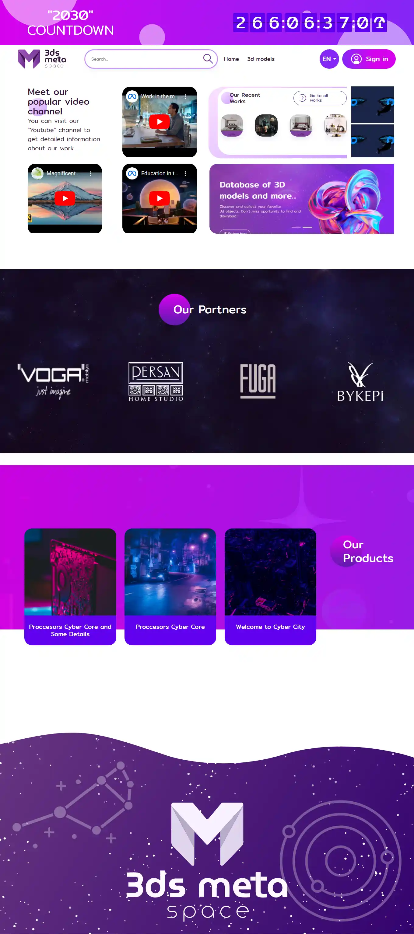 3dsmeta.space üçün Online mağaza