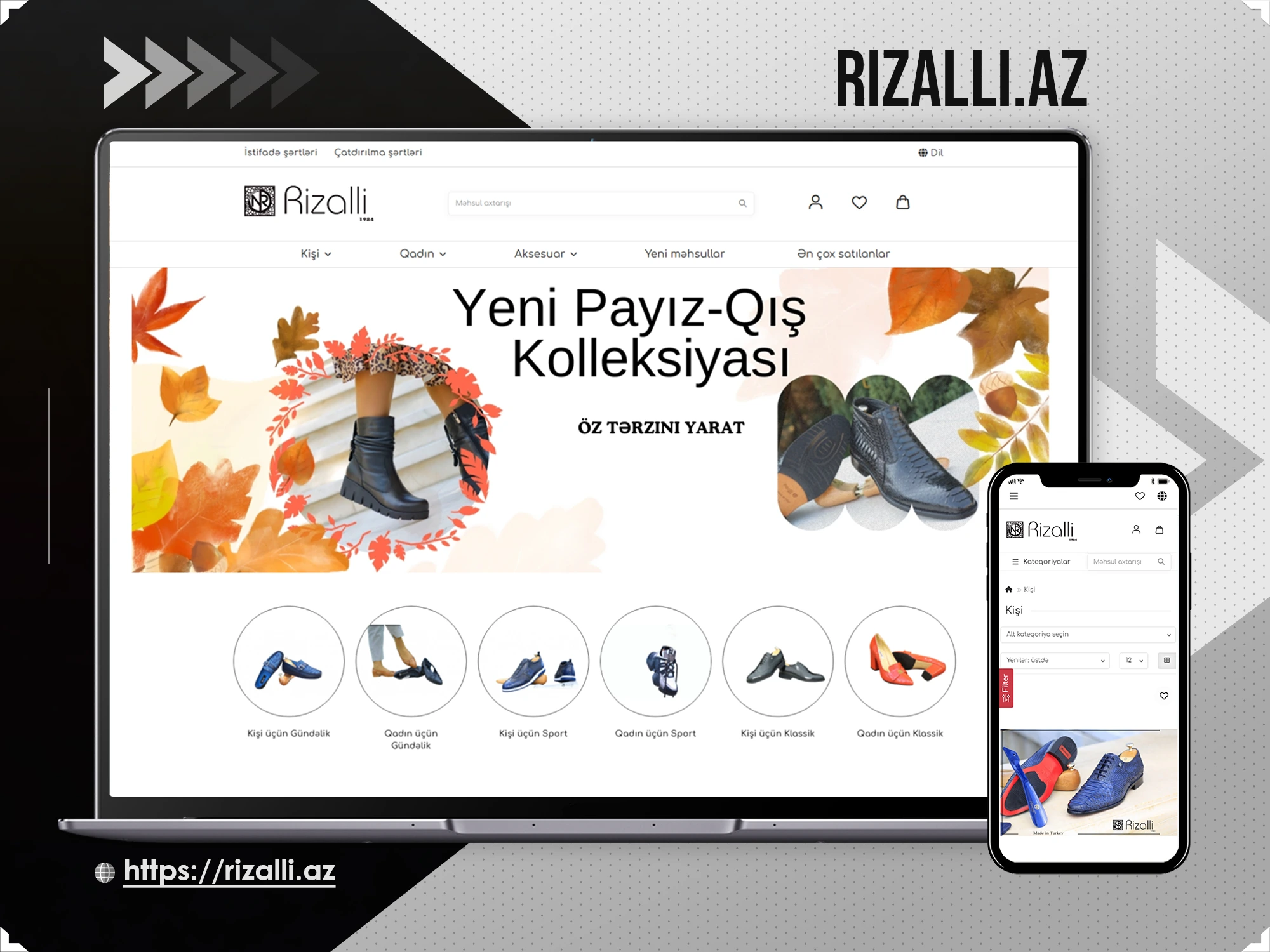 E-Store for Rizalli.az