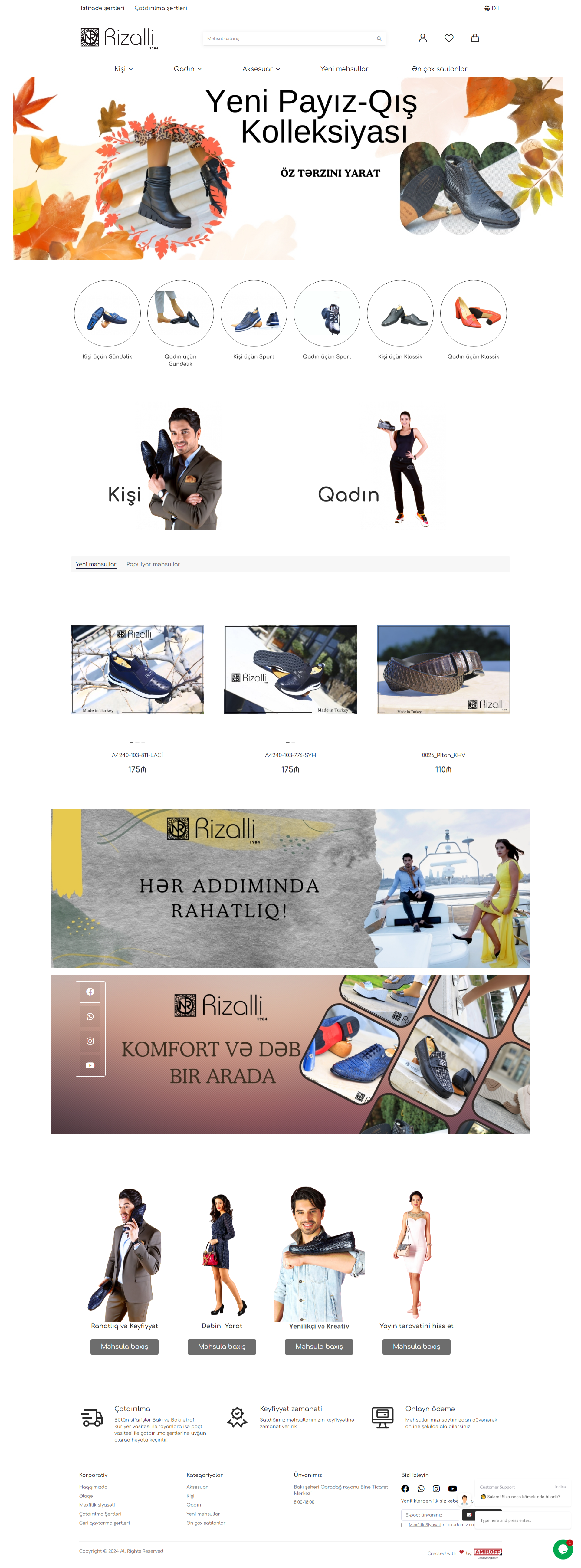E-Store for Rizalli.az
