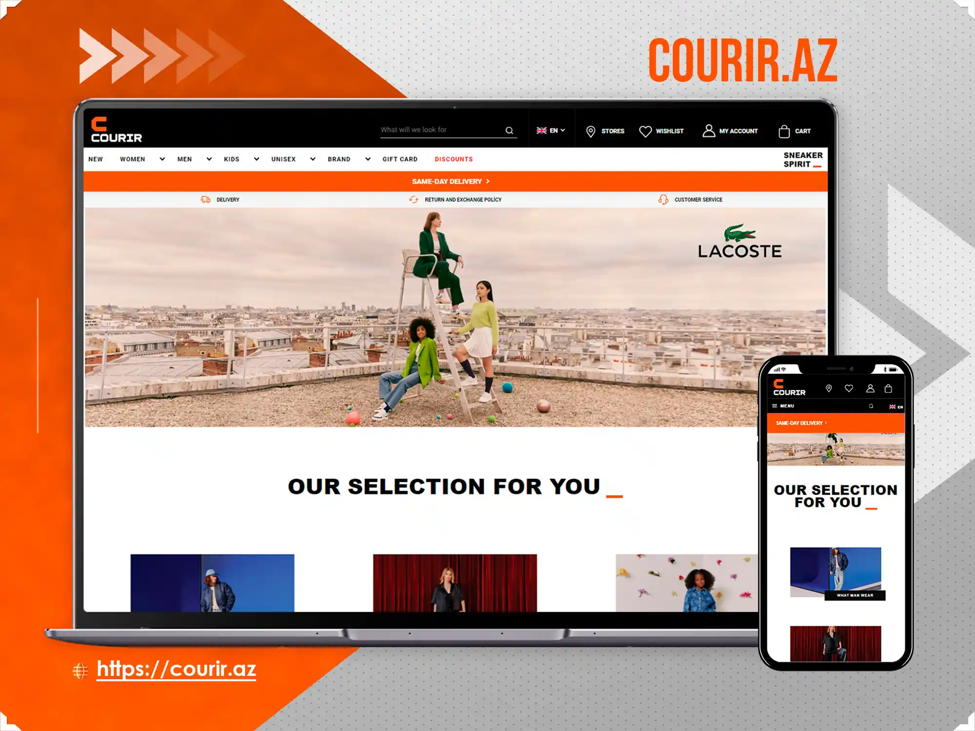 E-Store for Courir.az